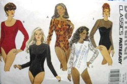6493 BUTTERICK EZ STRETCH BODYSUIT ZIP OR NOT 92 PATTERN 12-16 uncut